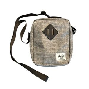 Herschel Crossbody Bag Crosshatch Grey Heather